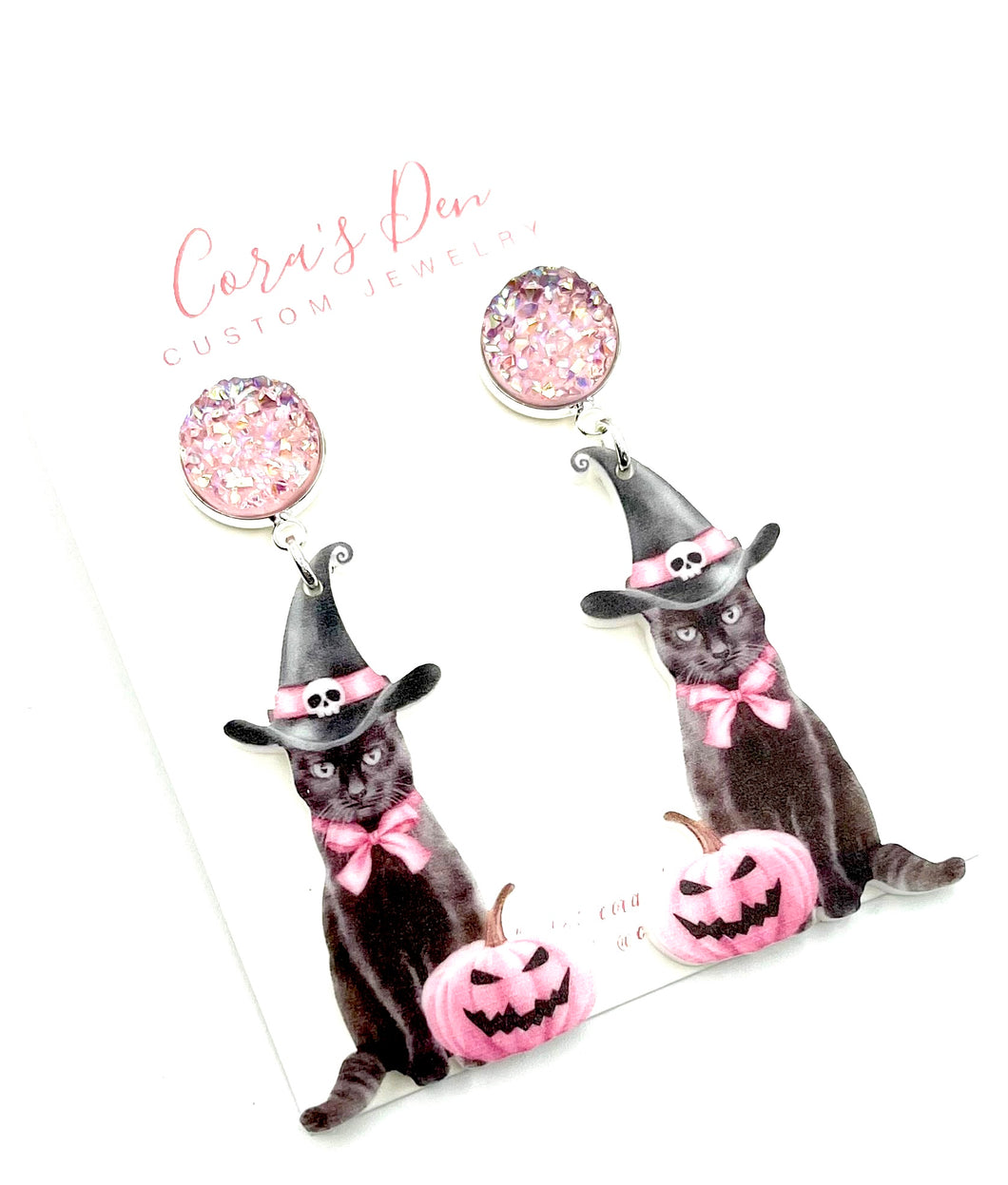 Halloween Cat Earrings