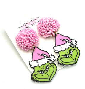 Grinch Earrings