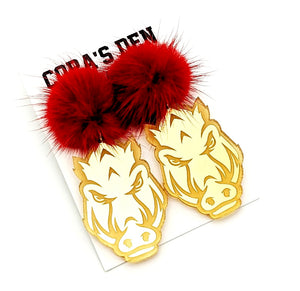 Arkansas Razorbacks Earrings