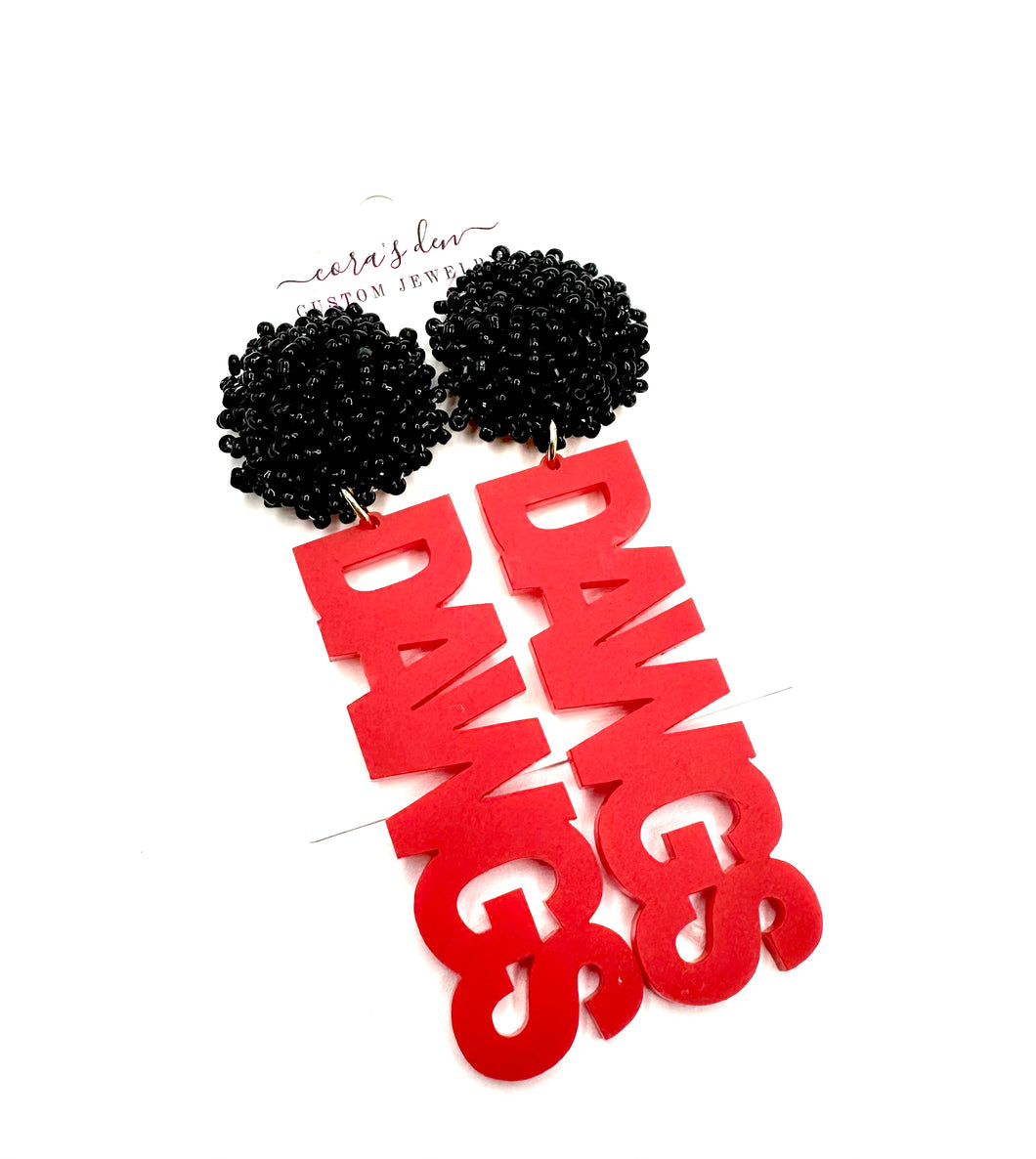 Dawgs Earrings