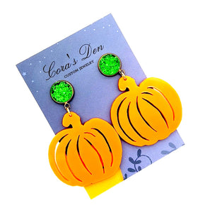 Pumpkin Earrings