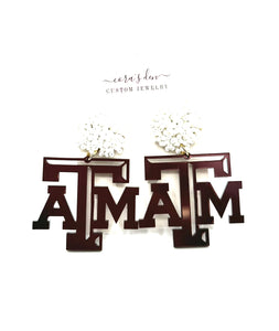 Texas A&M Aggie Earrings