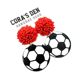 Soccer Earrings