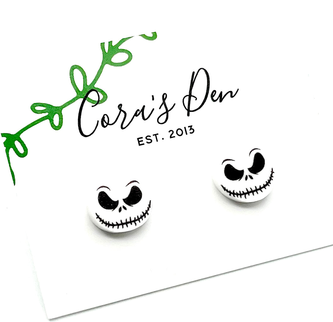 Jack Skellington Stud Earrings