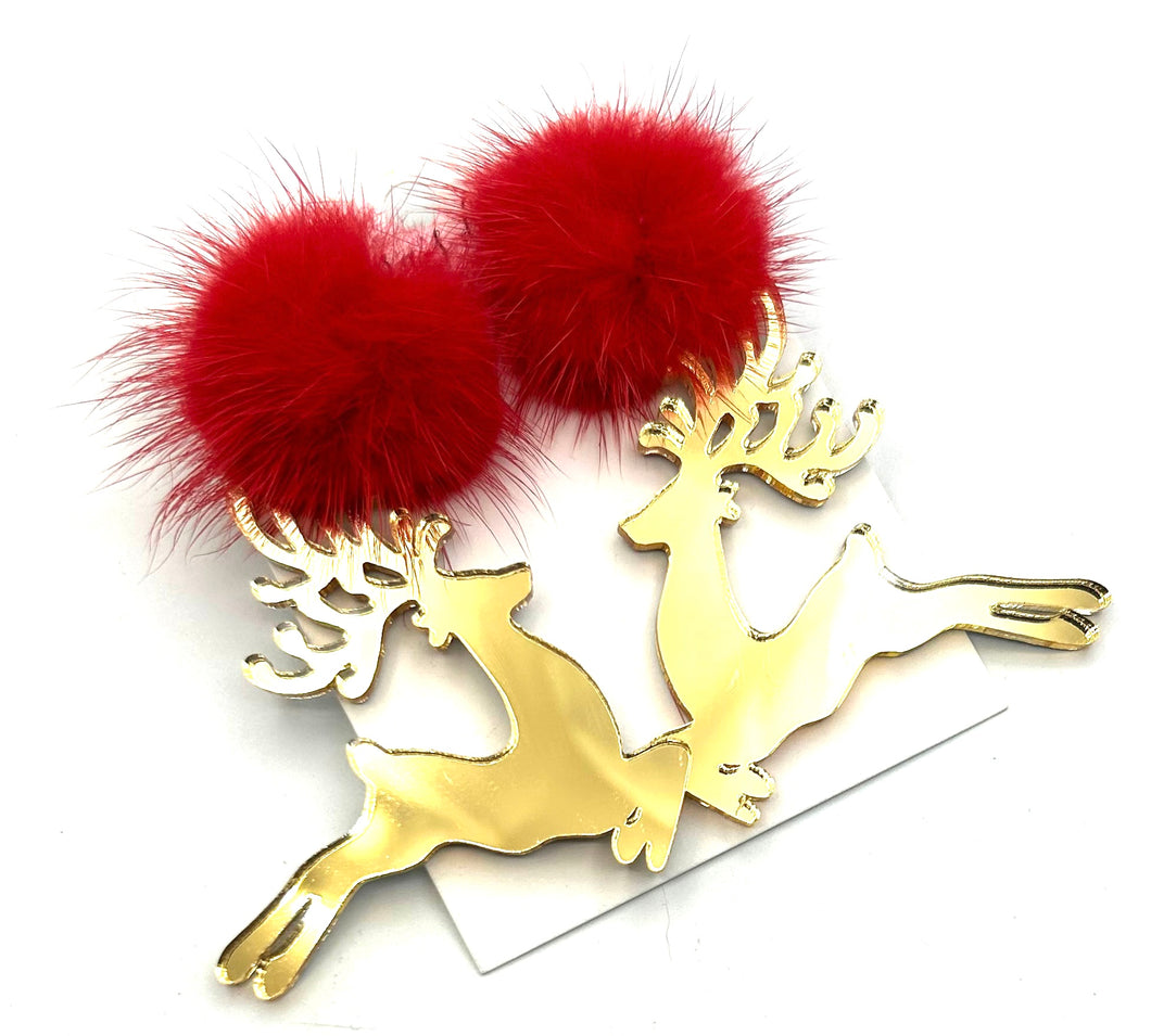 Reindeer Earrings