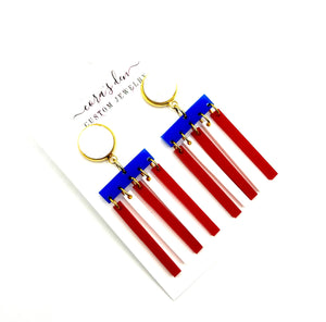 Flag Earrings