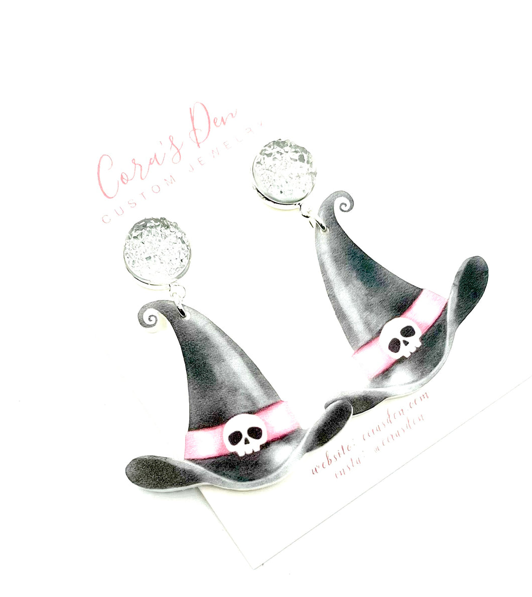 Witch Hat Earrings