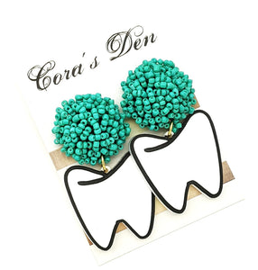 Tooth Earrings