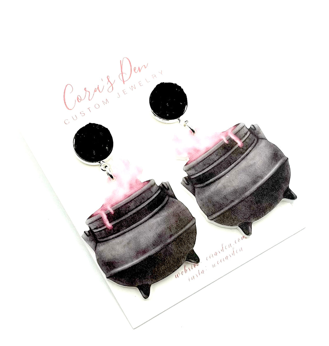 Cauldron Earrings