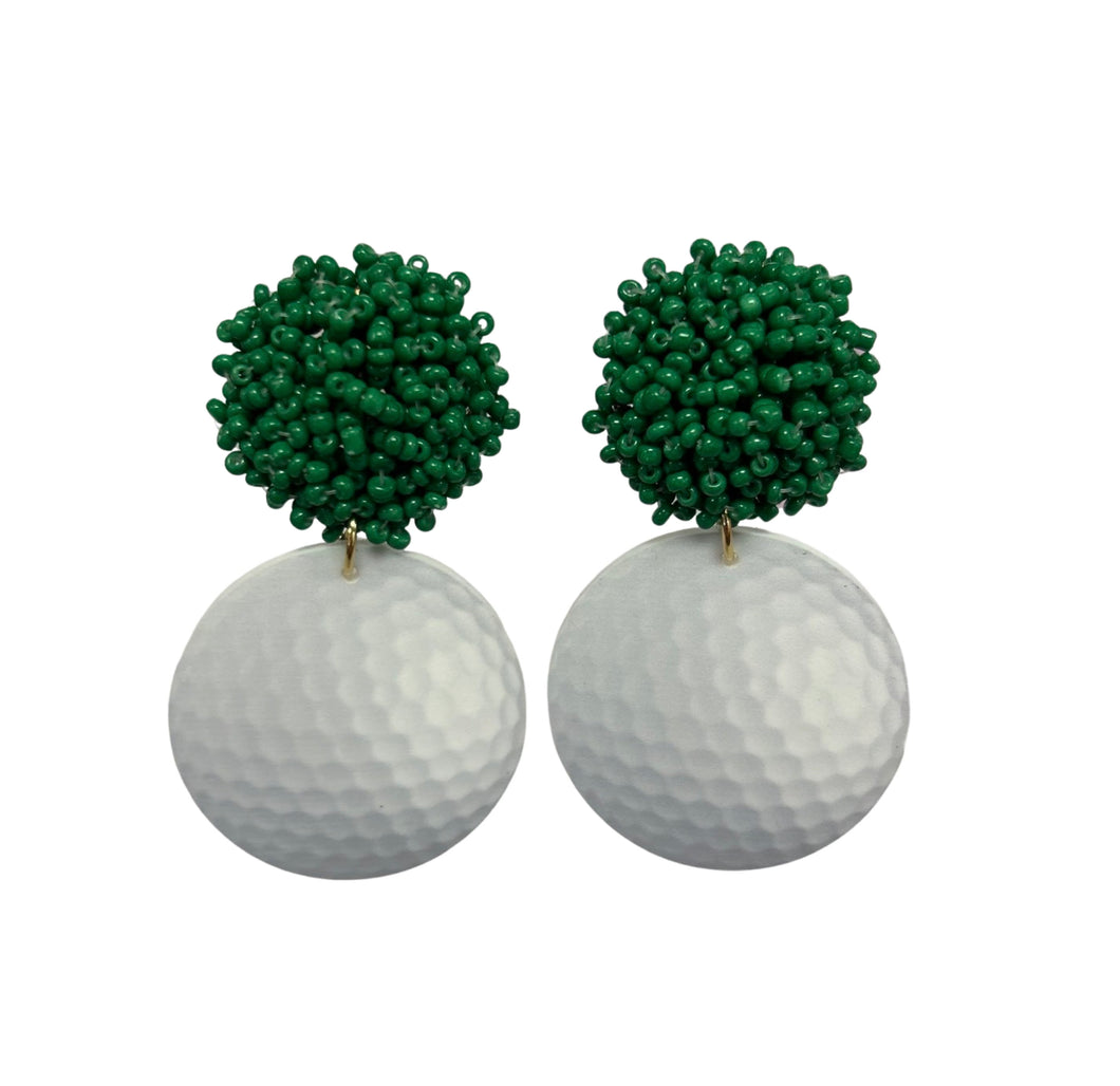 Golf Ball Earrings