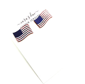 Flag Stud Earrings