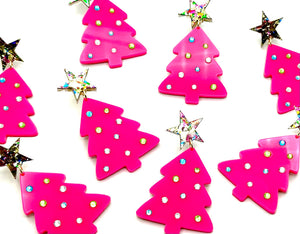 Christmas Tree Jewel Earrings