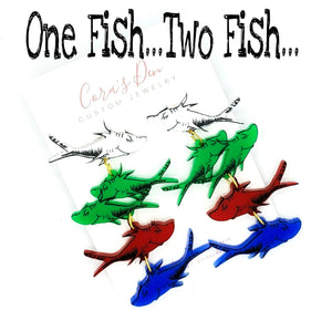 One Fish Seuss Earrings