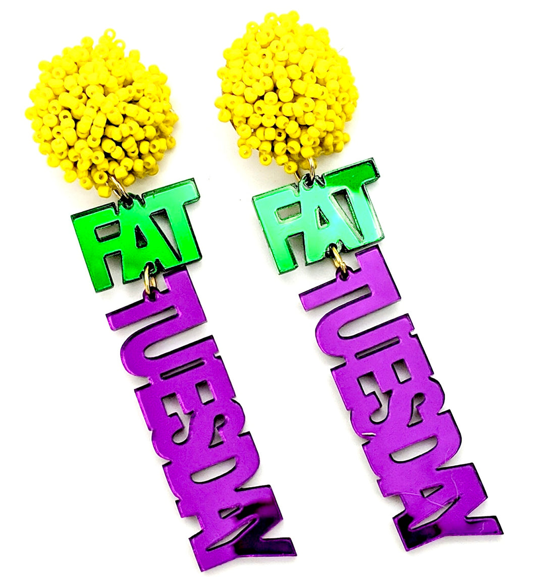 Fat Tuesday Earrings