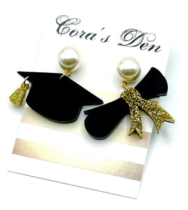 Graduation Cap Earrings