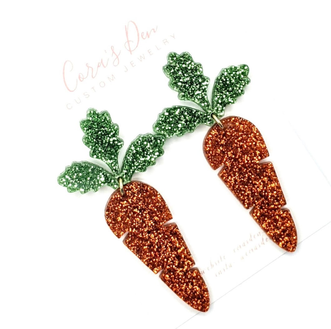 Carrot Earrings