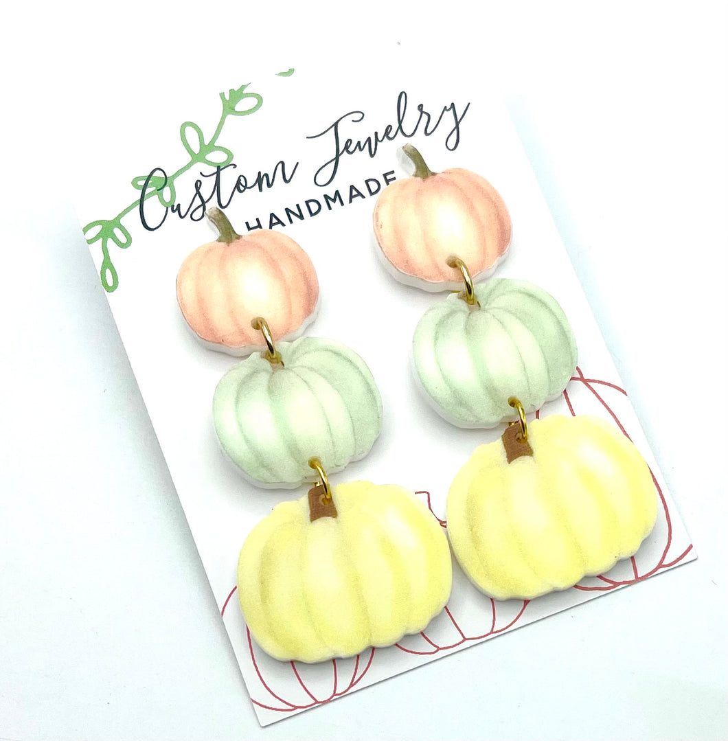 Pumpkin Earrings