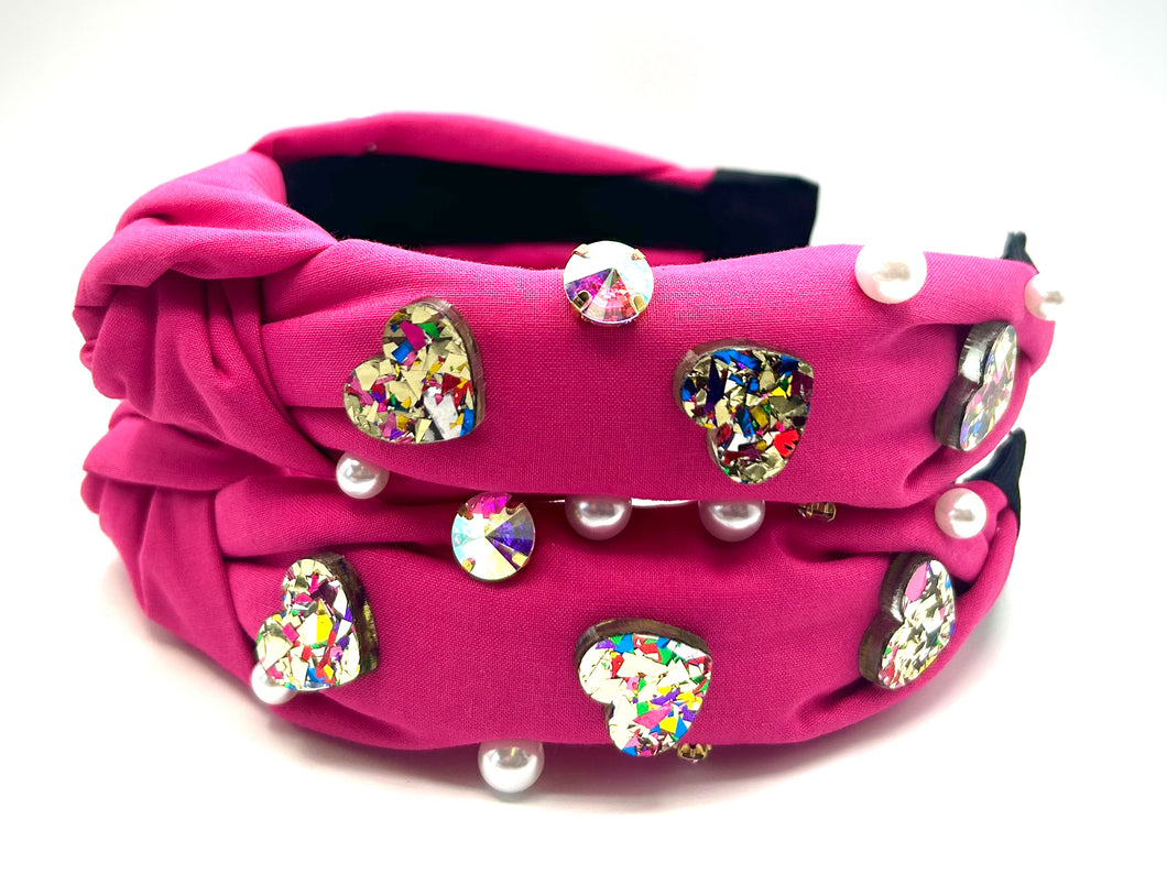 Kaleidoscope Heart Headband