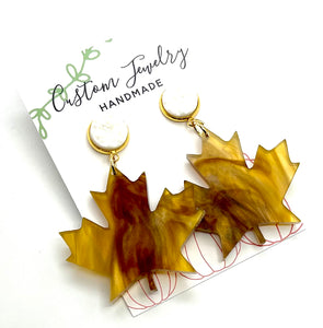 Fall Leaf Earrings