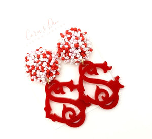 Monogram Earrings