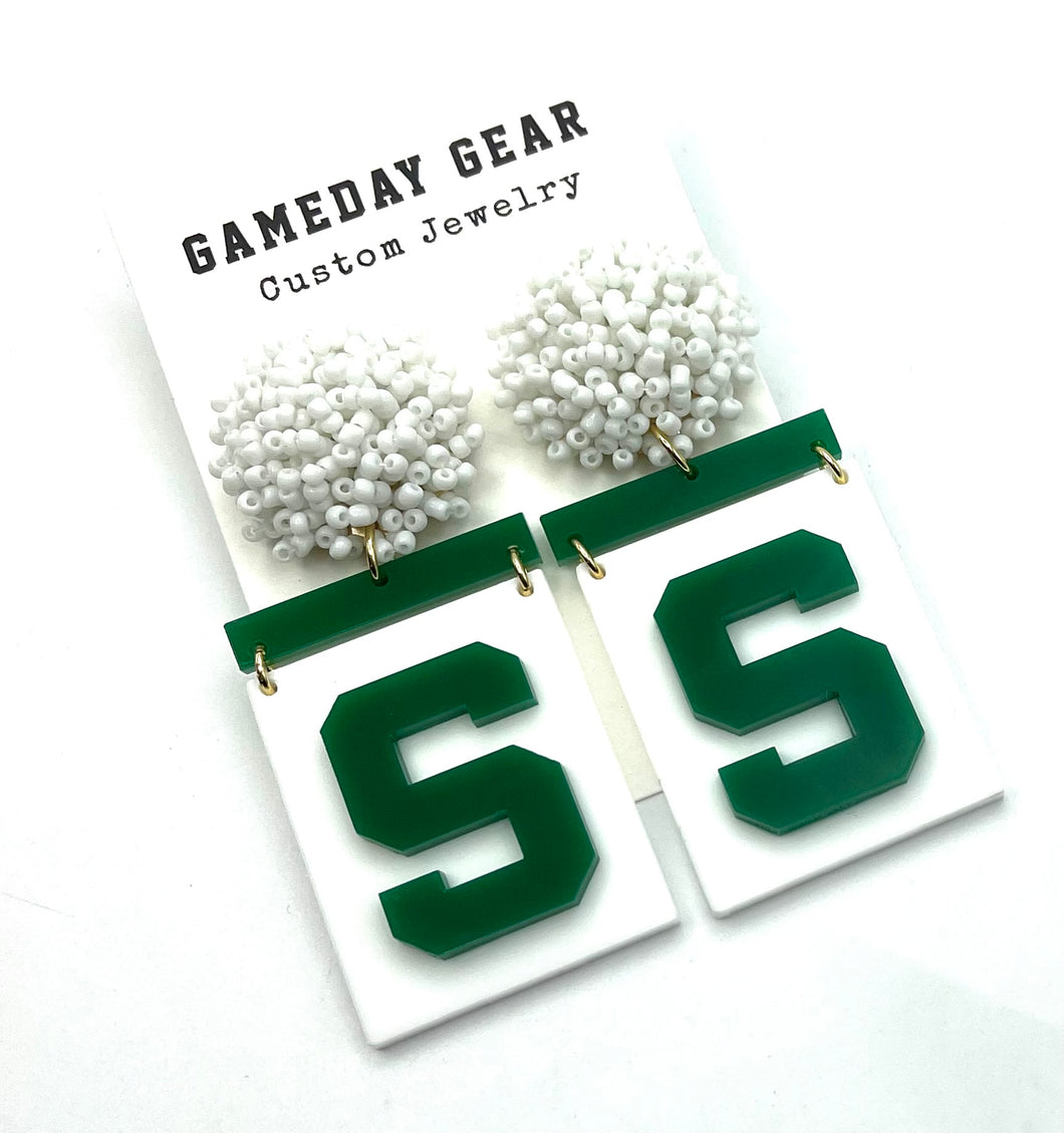 Team Banner Earrings