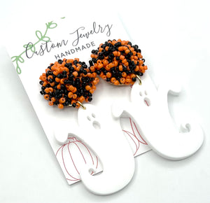 White Ghost Earrings