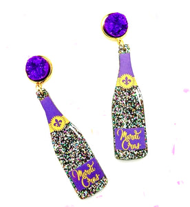 Mardi Gras Earrings