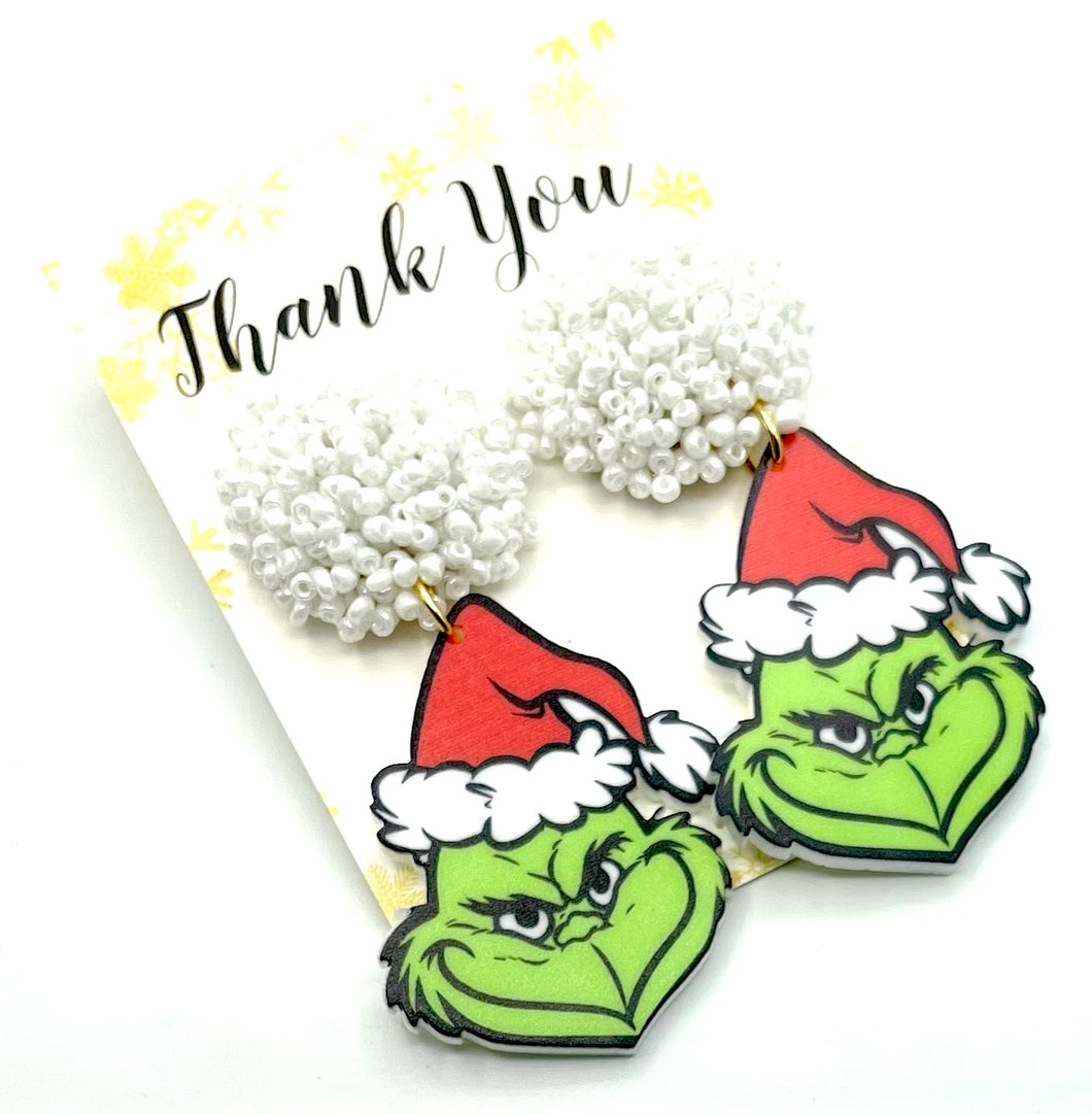 Grinch Earrings